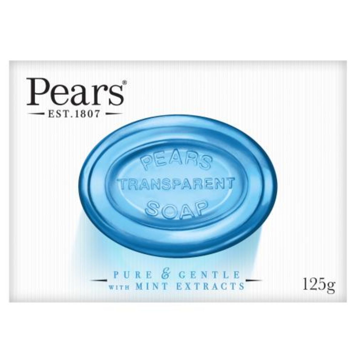 Pears - Transparent Soap - 125g with mint extracts.