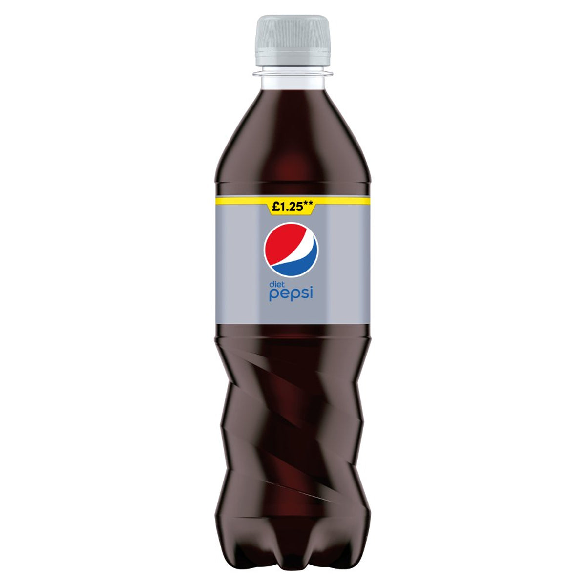 A Pepsi - Diet Cola Bottle - 500ml on a white background.