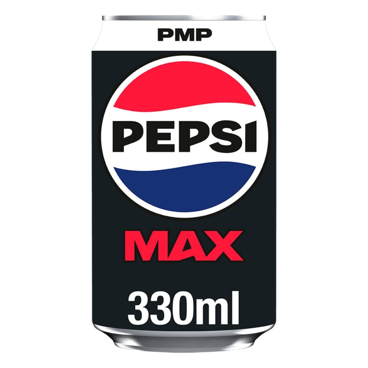 A Pepsi - Max Can - 330ml on a white background. A Pepsi - Max Can - 330ml on a white background.