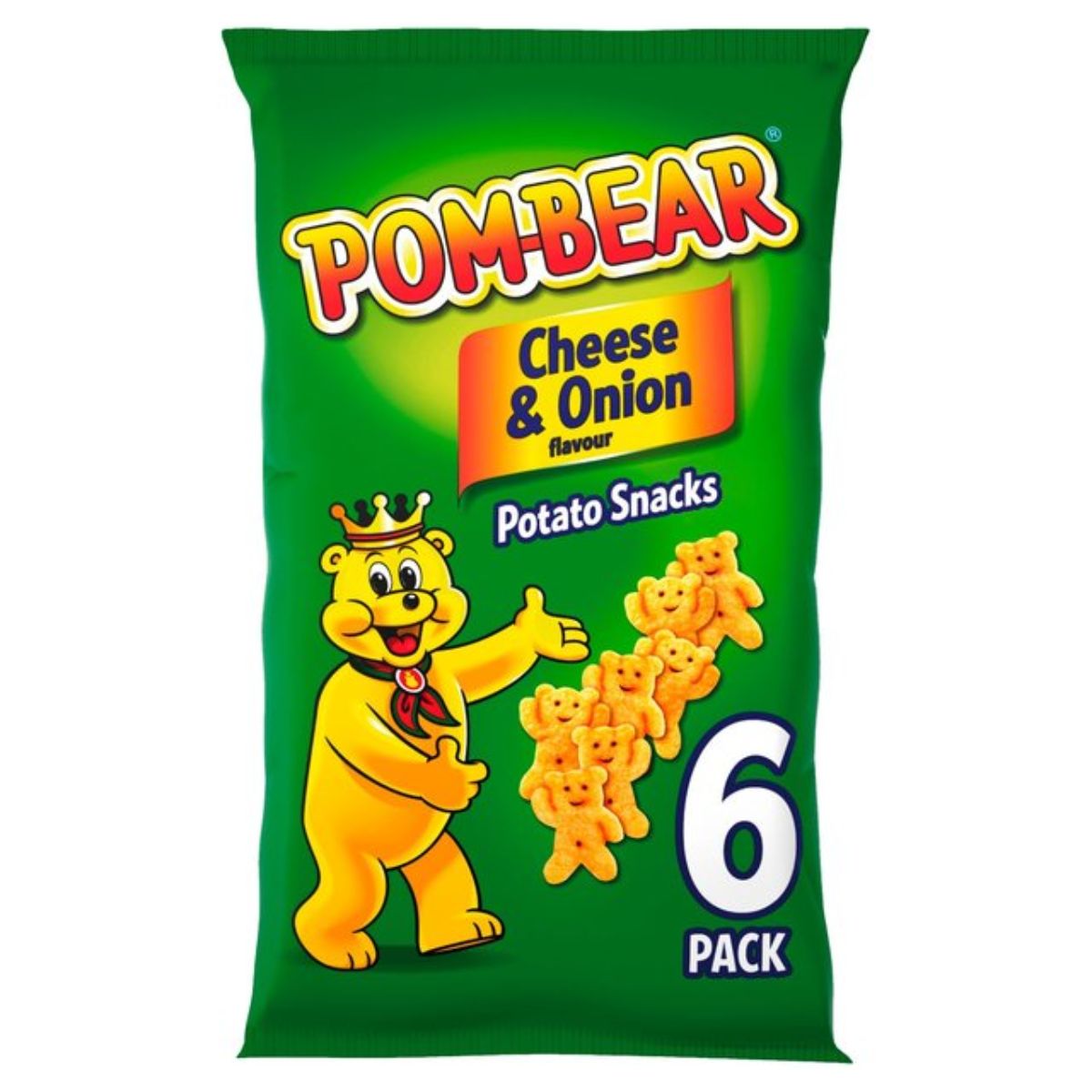 PomBear - Potato Sacks Cheese & Onion - 6x13g.