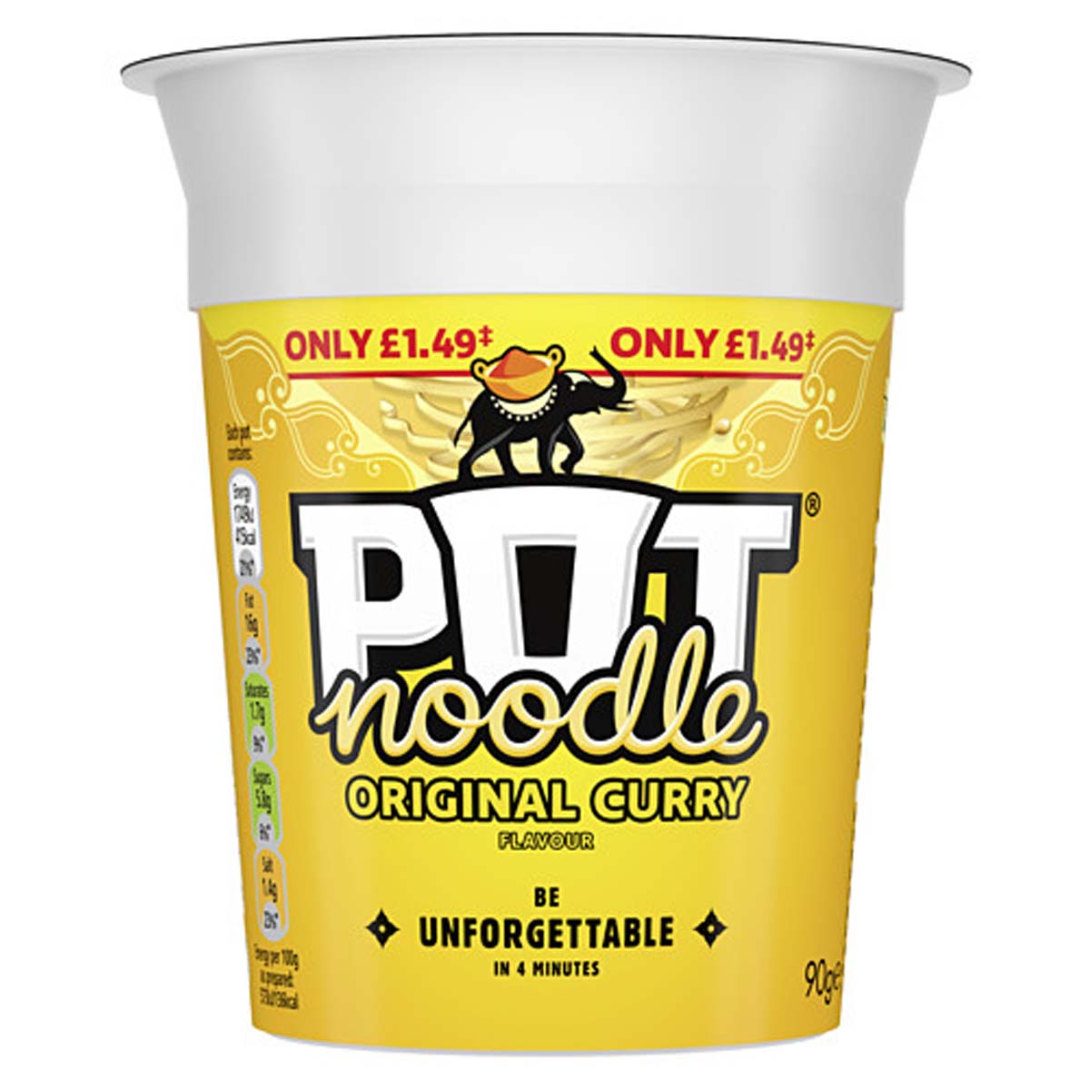 Pot Noodle - Original Curry - 90g.