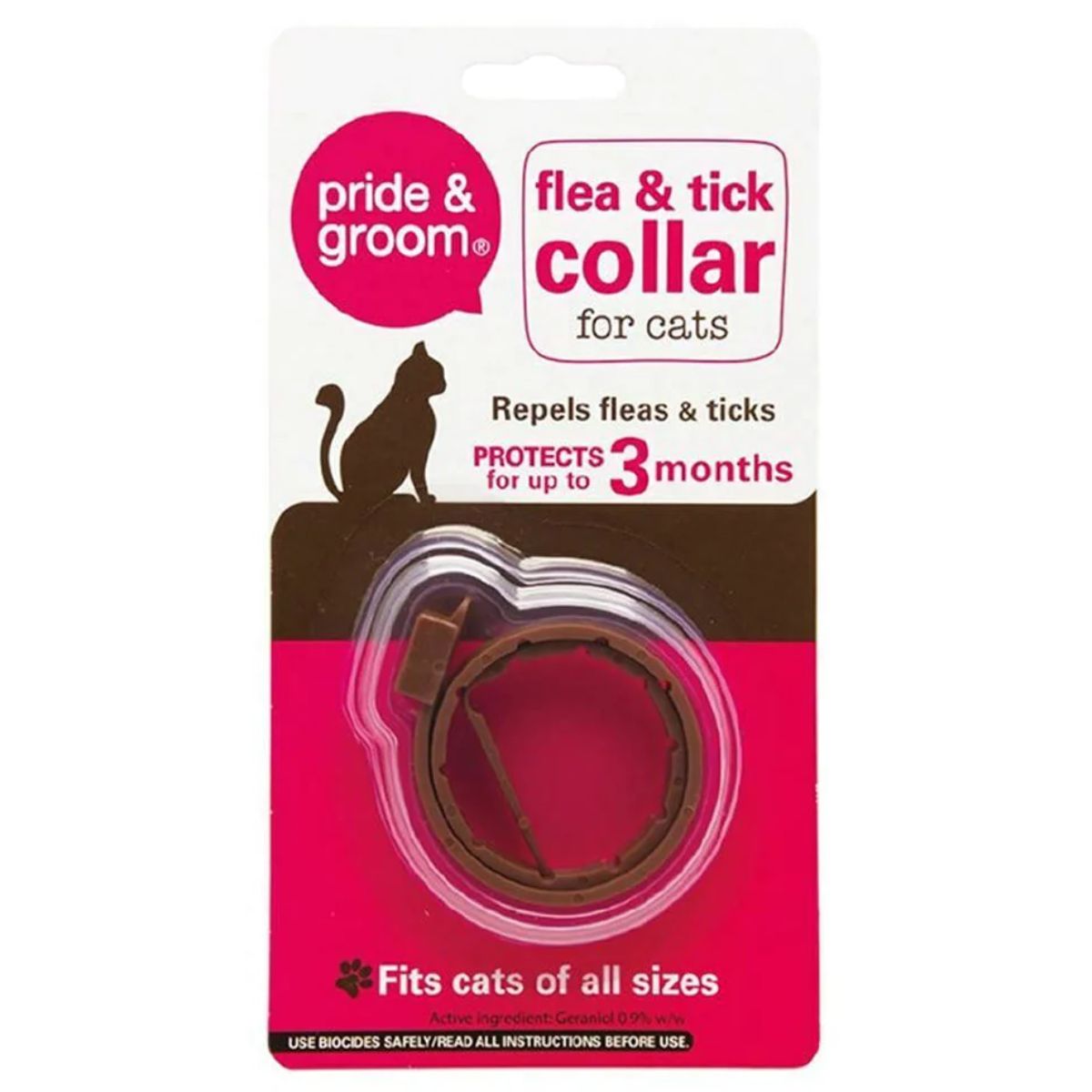 Pride And Groom - Flea & Tick Collar For Cats - 1pcs