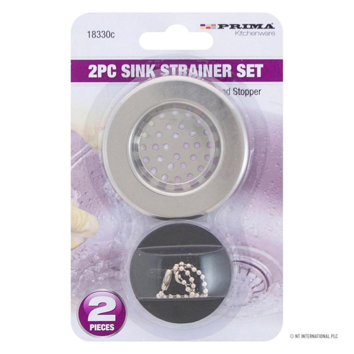 Prima - Sink Strainer - 2Set in packaging.