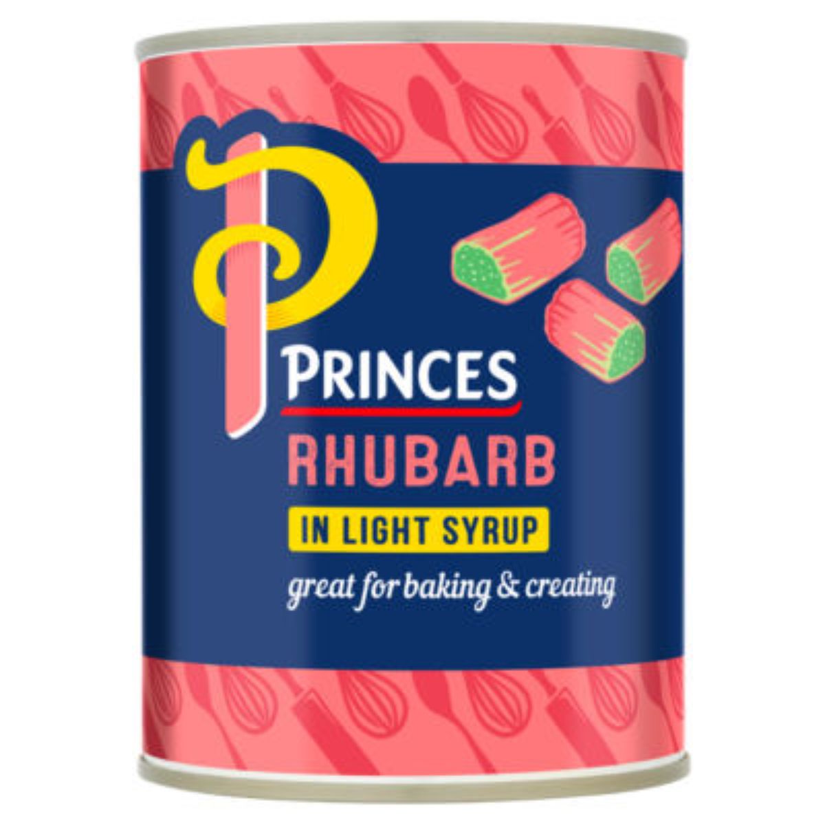 Princes - Rhubarb in Light Syrup - 540g.