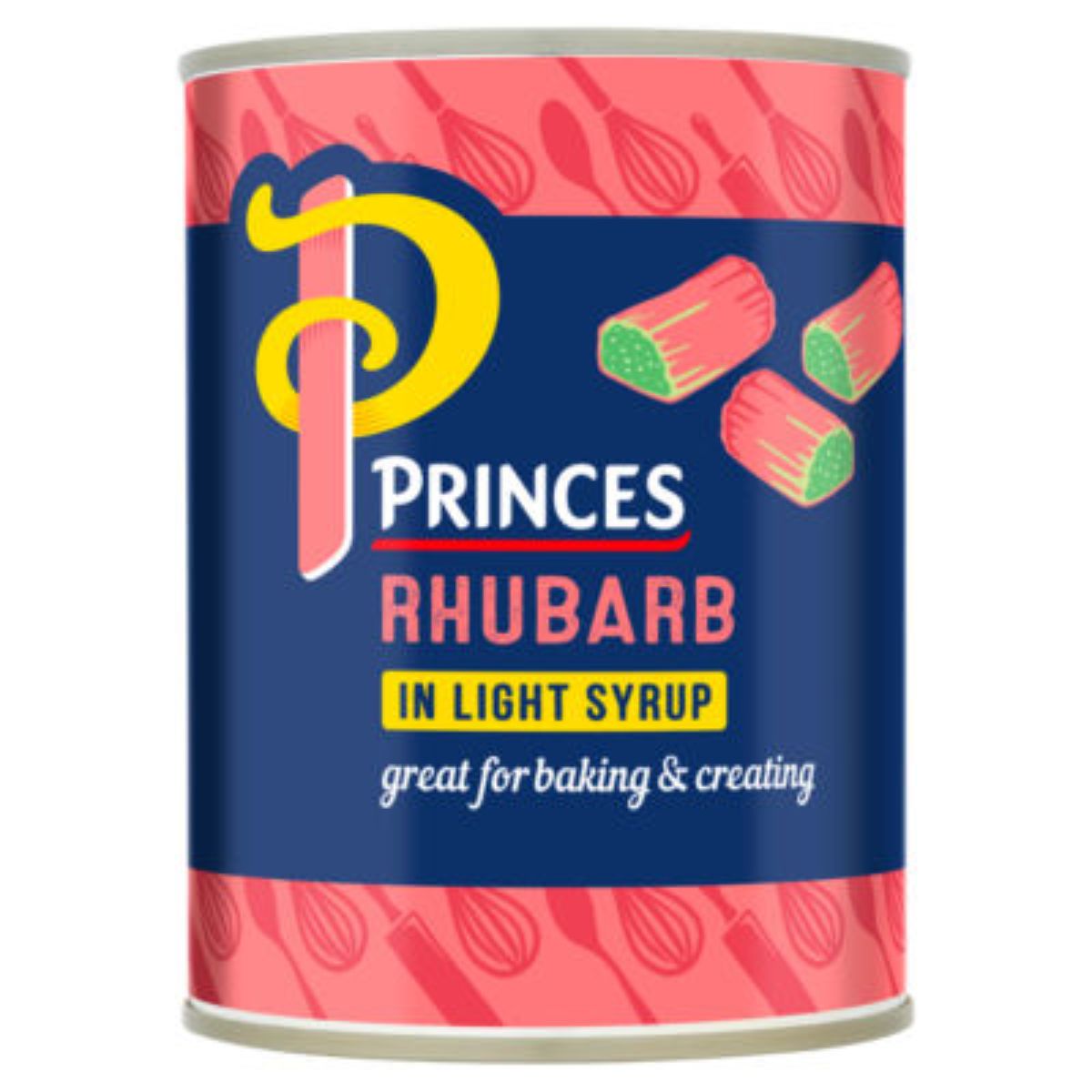 Princes - Rhubarb in Light Syrup - 540g. Princes - Rhubarb in Light Syrup - 540g.