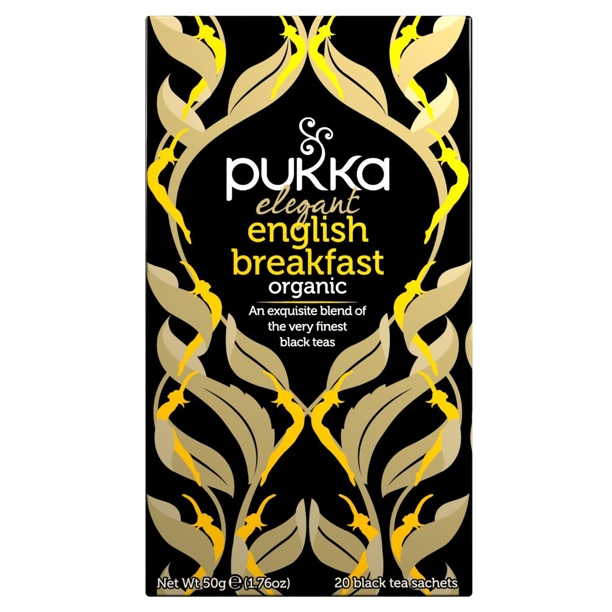 Pukka - Herbs Elegant English Breakfast Tea - 20 Tea Bags organic bar.