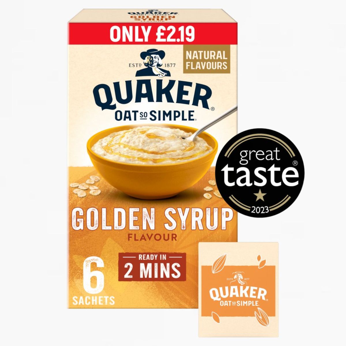 Quaker - Oat Golden Syrup - 162g simple golden syrup.