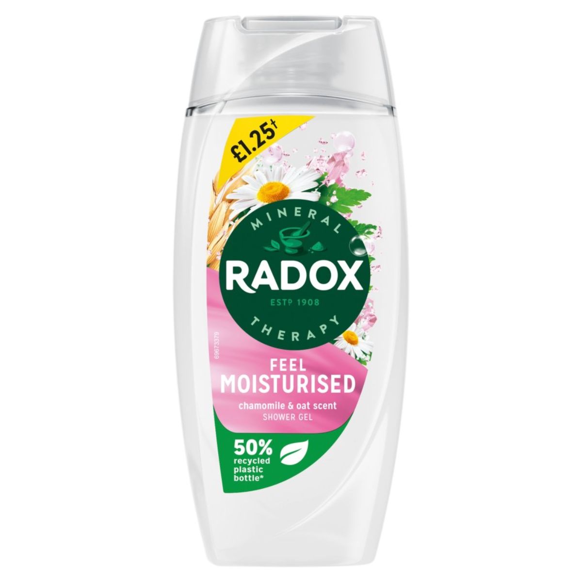 Radox - Mineral Therapy Body Wash Feel Moisturised - 225ml - 500ml.