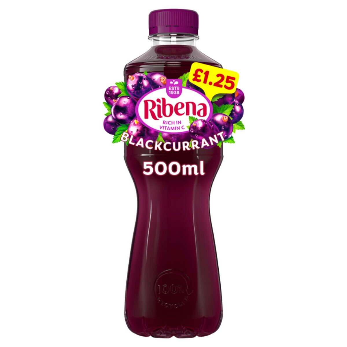 Ribena - Blackcurrant Juice Drink - 500ml