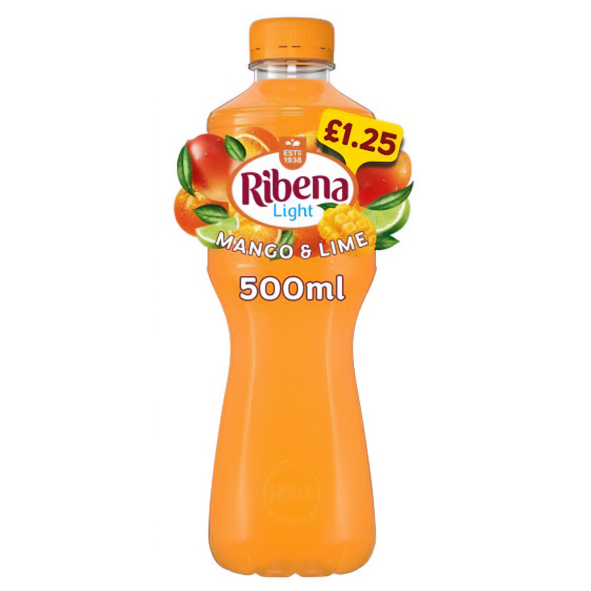 Ribena - Light Mango & Lime Juice Drink - 500ml. Ribena - Light Mango & Lime Juice Drink - 500ml.