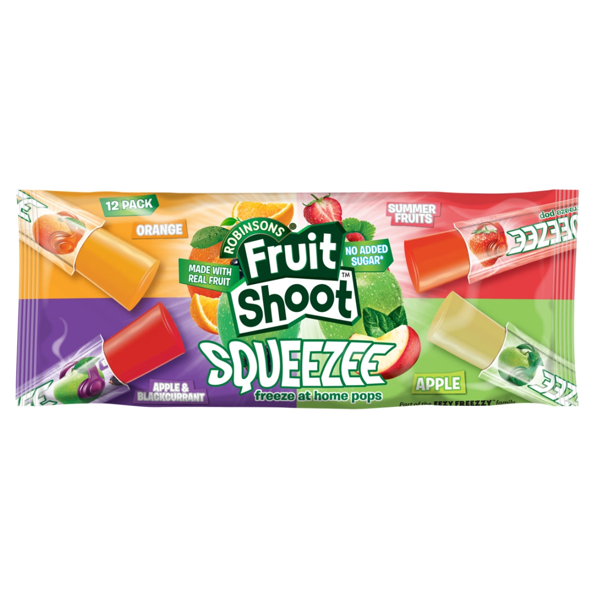 Robinson - Fruit Shoot Squeeze Ice Pop - 540ml - pack of 4. Robinson - Fruit Shoot Squeeze Ice Pop - 540ml - pack of 4.