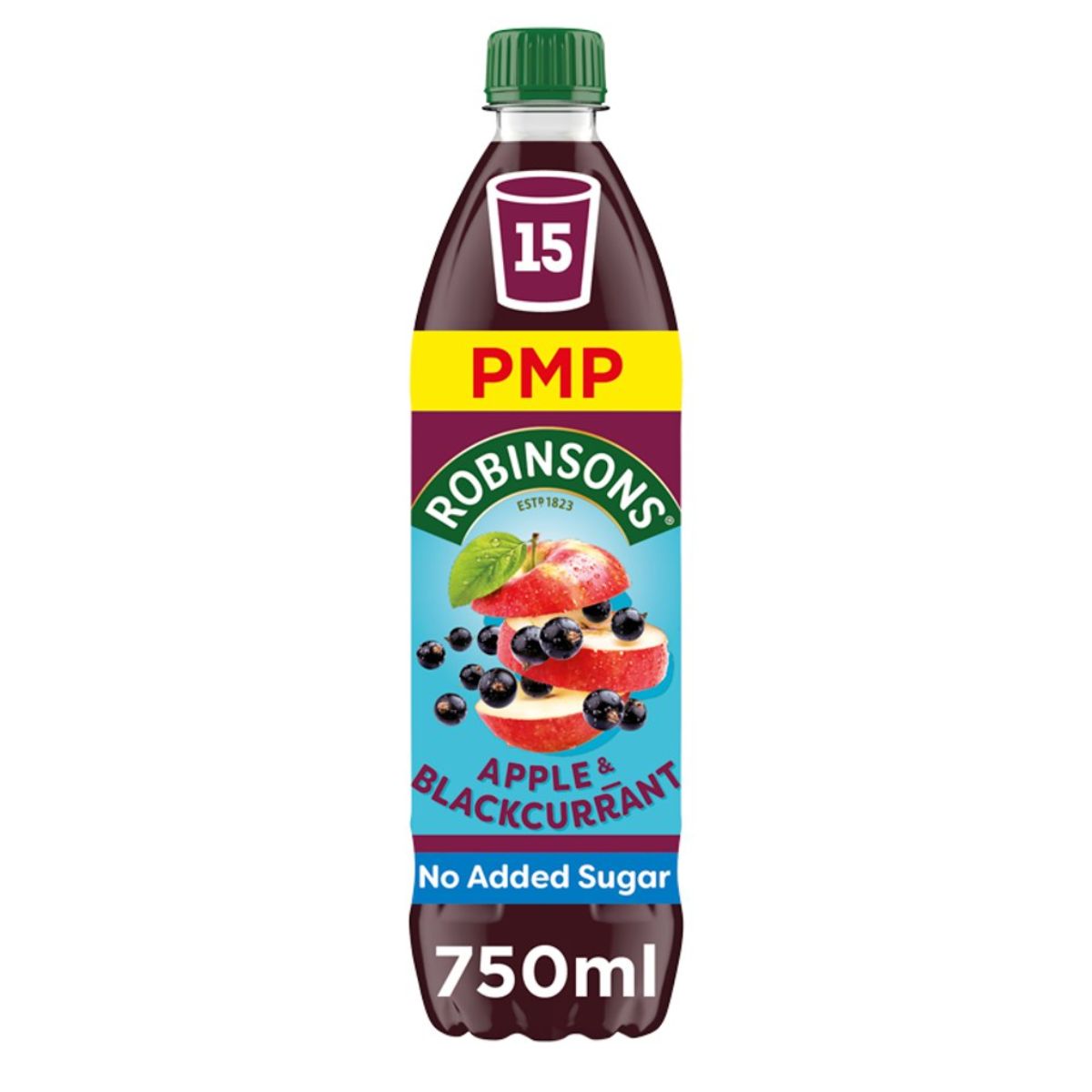 Robinsons - Apple & Blackcurrant No Added Sugar Squash - 750ml apple & blackberry juice. Robinsons - Apple & Blackcurrant No Added Sugar Squash - 750ml apple & blackberry juice.