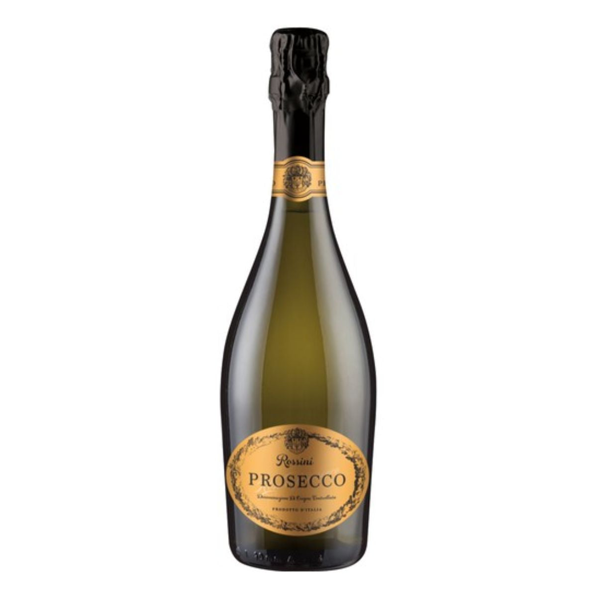 A bottle of Rossini - Prosecco - 750ml on a white background.