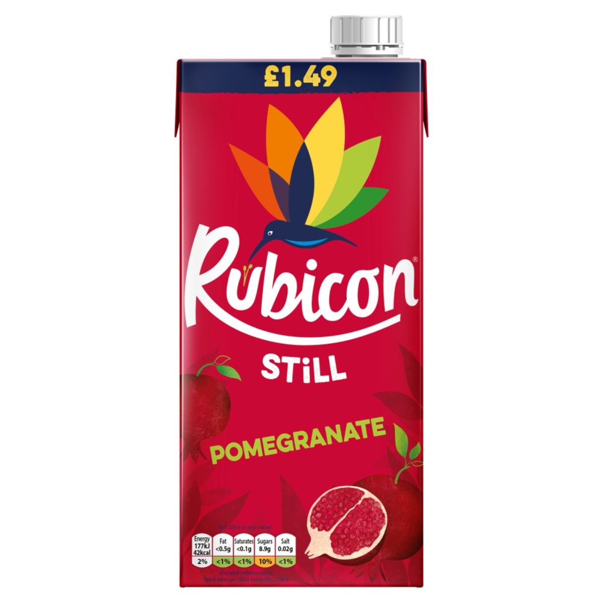 Rubicon - Still Pomegranate Juice - 1L Rubicon - Still Pomegranate Juice - 1L