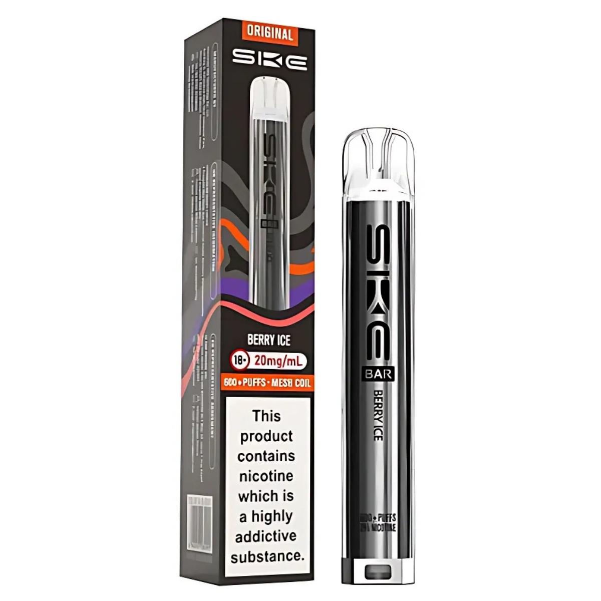 SKE - Crystal Bar 600 Berry Ice Pod Vape Kit - 20mg/mL Continental Food Store SKE - Crystal Bar 600 Berry Ice Pod Vape Kit - 20mg/mL Continental Food Store