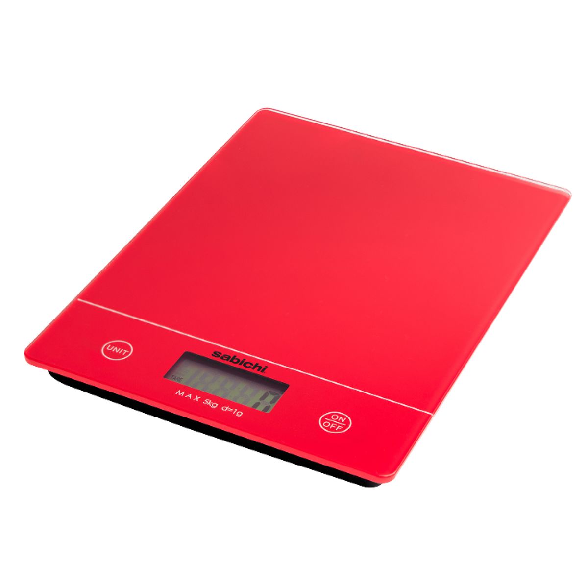 A Sabichi - Kitchen 5kg Digital Scale - 1pcs on a white background. A Sabichi - Kitchen 5kg Digital Scale - 1pcs on a white background.