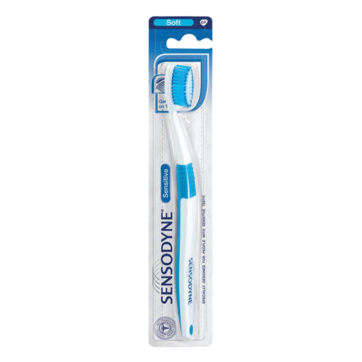A Sensodyne - Soft Toothbrush - 1pcs in a package.
