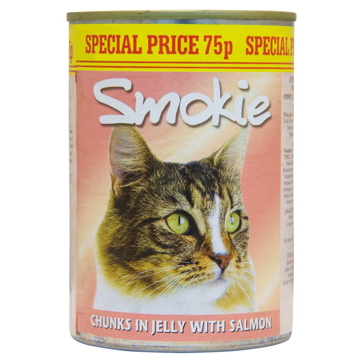 Smokie - Chunks in Jelly with Salmon - 400g cat food.