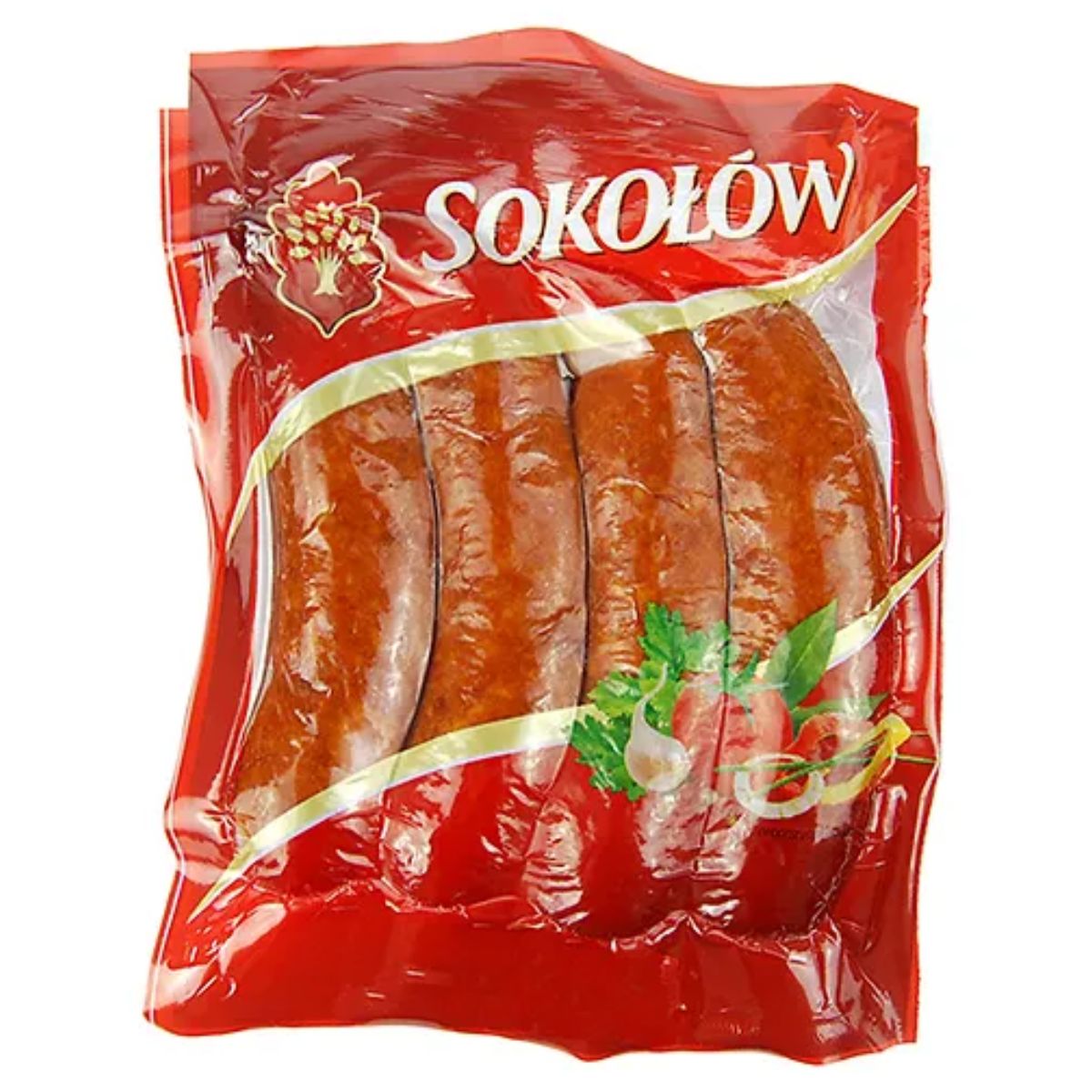 A package of Sokolow - Polish Grill Sausage - 427g (Varies) on a white background.