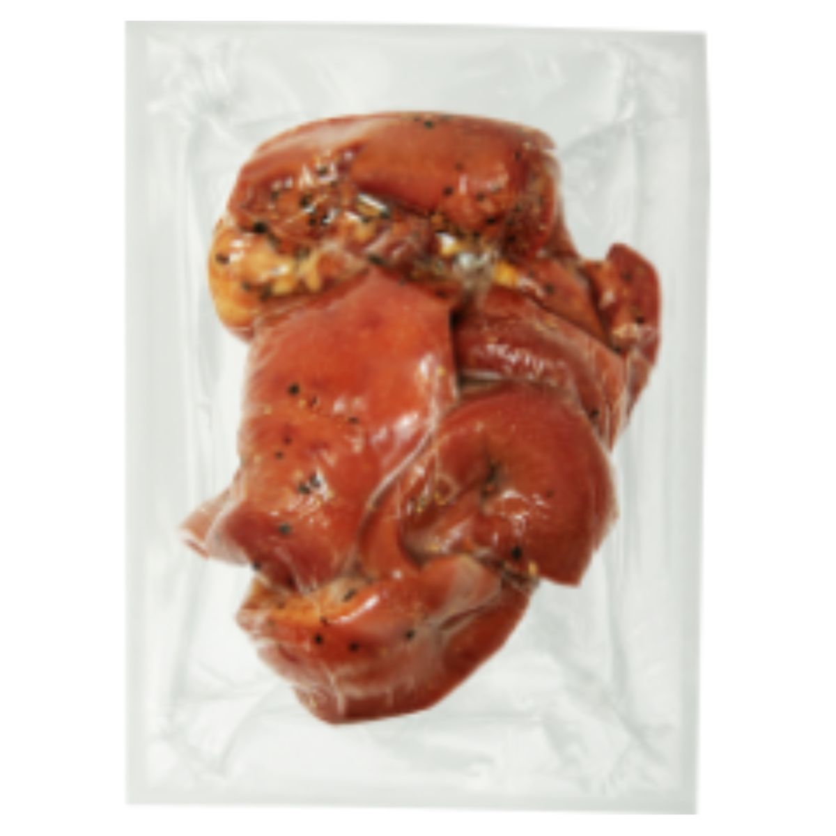 A Sokolow - Pork Ears - (Varies) in a plastic bag on a white background.