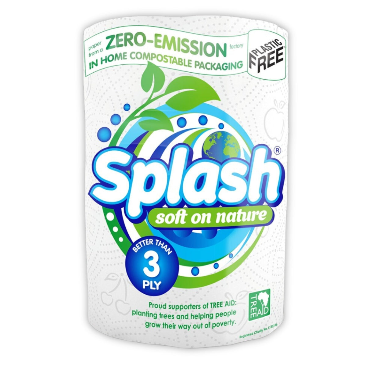 Splash soft on nature toilet paper.