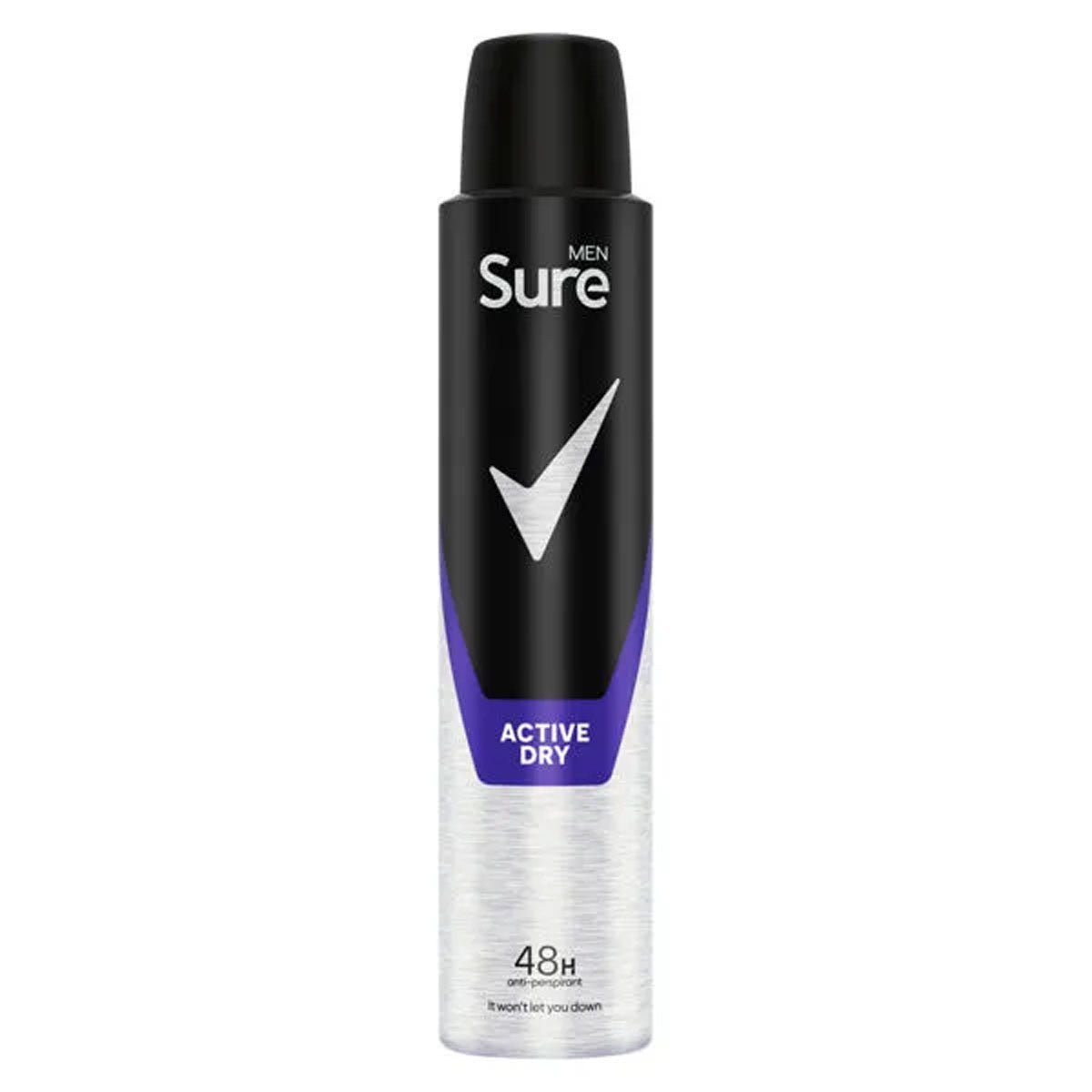 Sure - Men Anti Perspirant Aerosol Active Dry - 200ml deodorant for men.