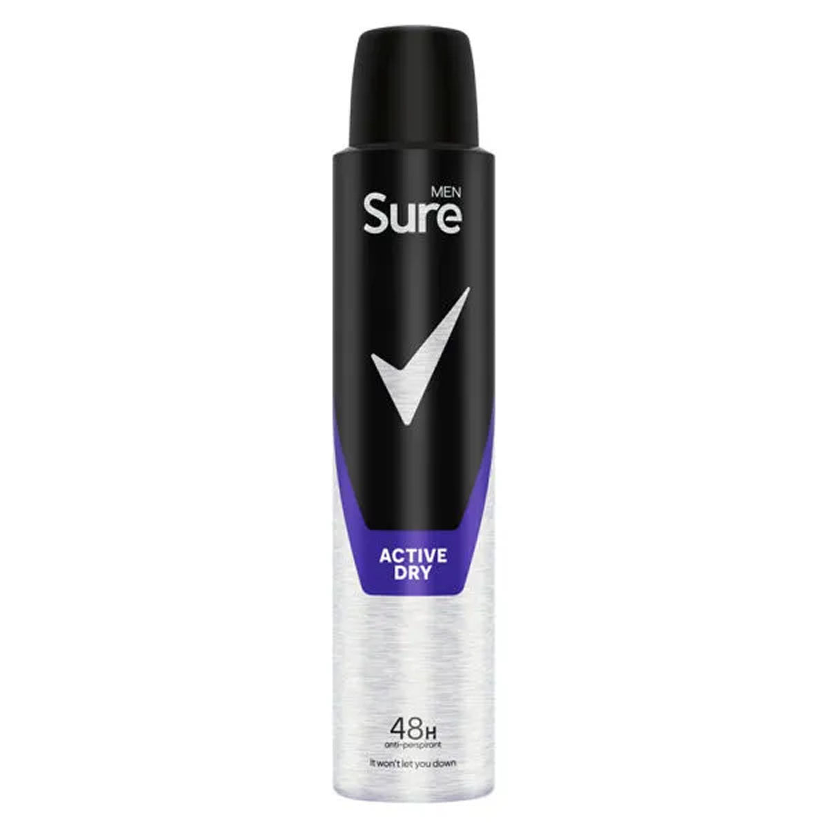 Sure - Men Anti Perspirant Aerosol Active Dry - 200ml deodorant for men. Sure - Men Anti Perspirant Aerosol Active Dry - 200ml deodorant for men.