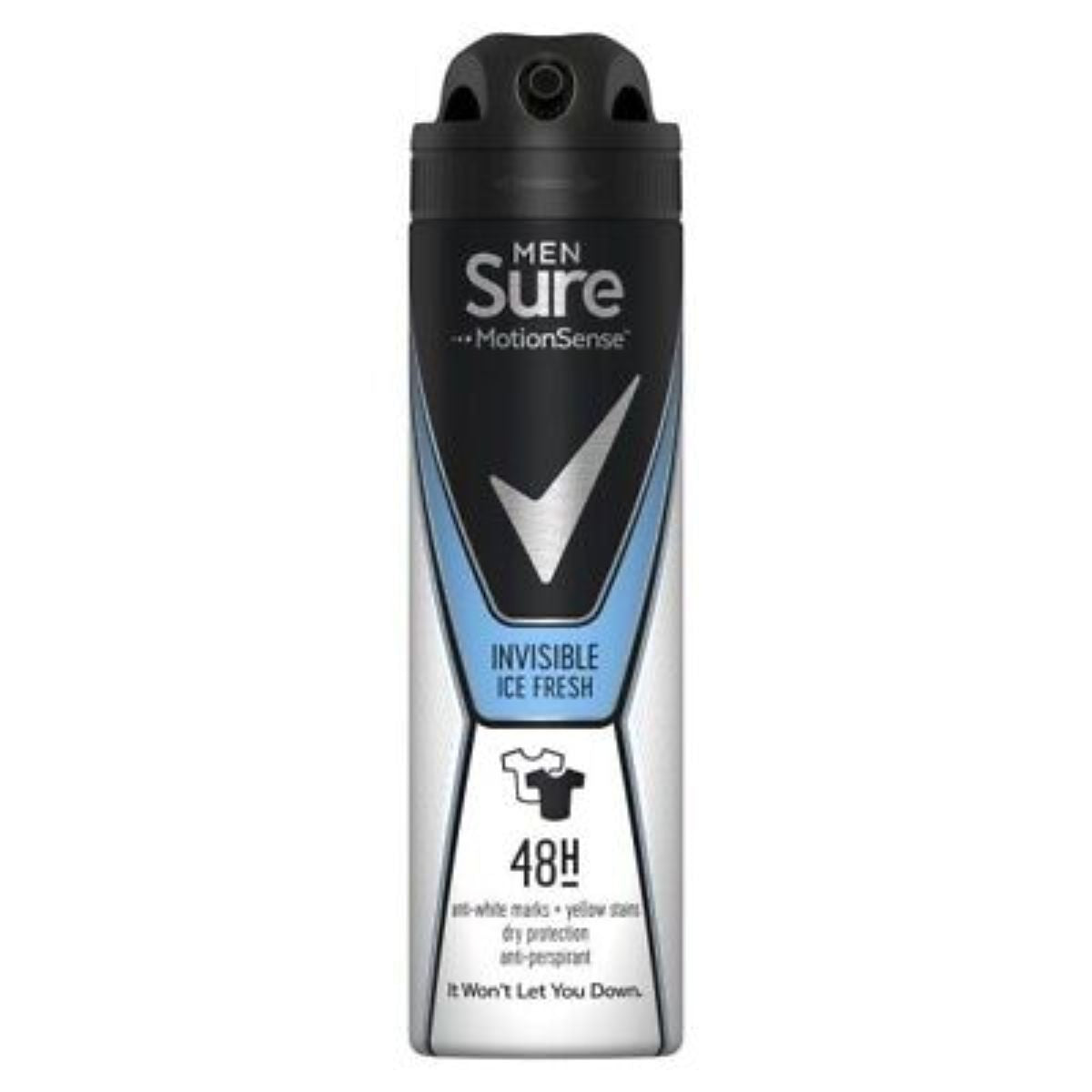 Sure Men - Invisible Ice Fresh Deodorant - 150ml. Sure Men - Invisible Ice Fresh Deodorant - 150ml.