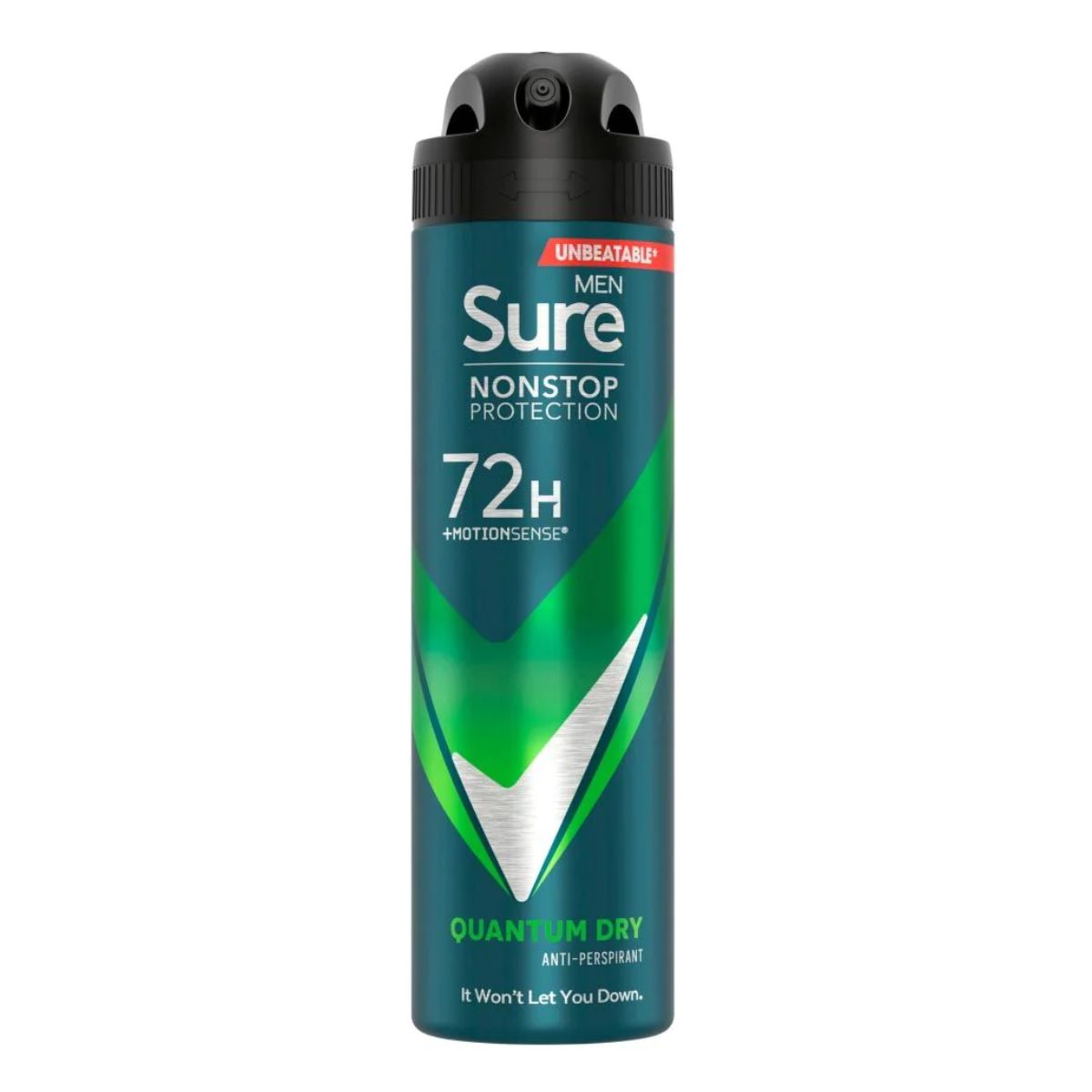 Sure Men - Quantum Dry Non-Stop Advanced Anti- Perspirant Deodorant - 150ml. Sure Men - Quantum Dry Non-Stop Advanced Anti- Perspirant Deodorant - 150ml.