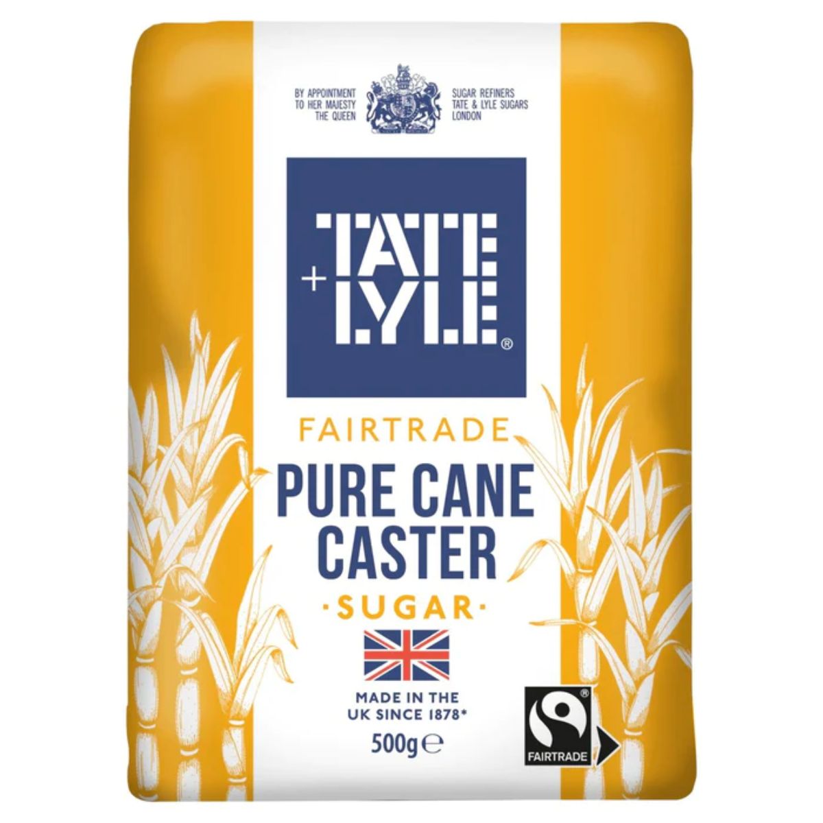 A package of Tate & Lyle - Caster Baking Sugar - 500g. A package of Tate & Lyle - Caster Baking Sugar - 500g.