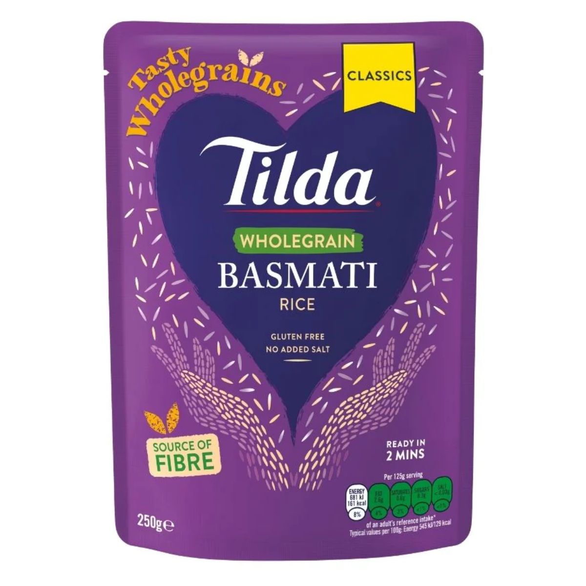Tilda - Classics Wholegrain Basmati Rice - 250g.