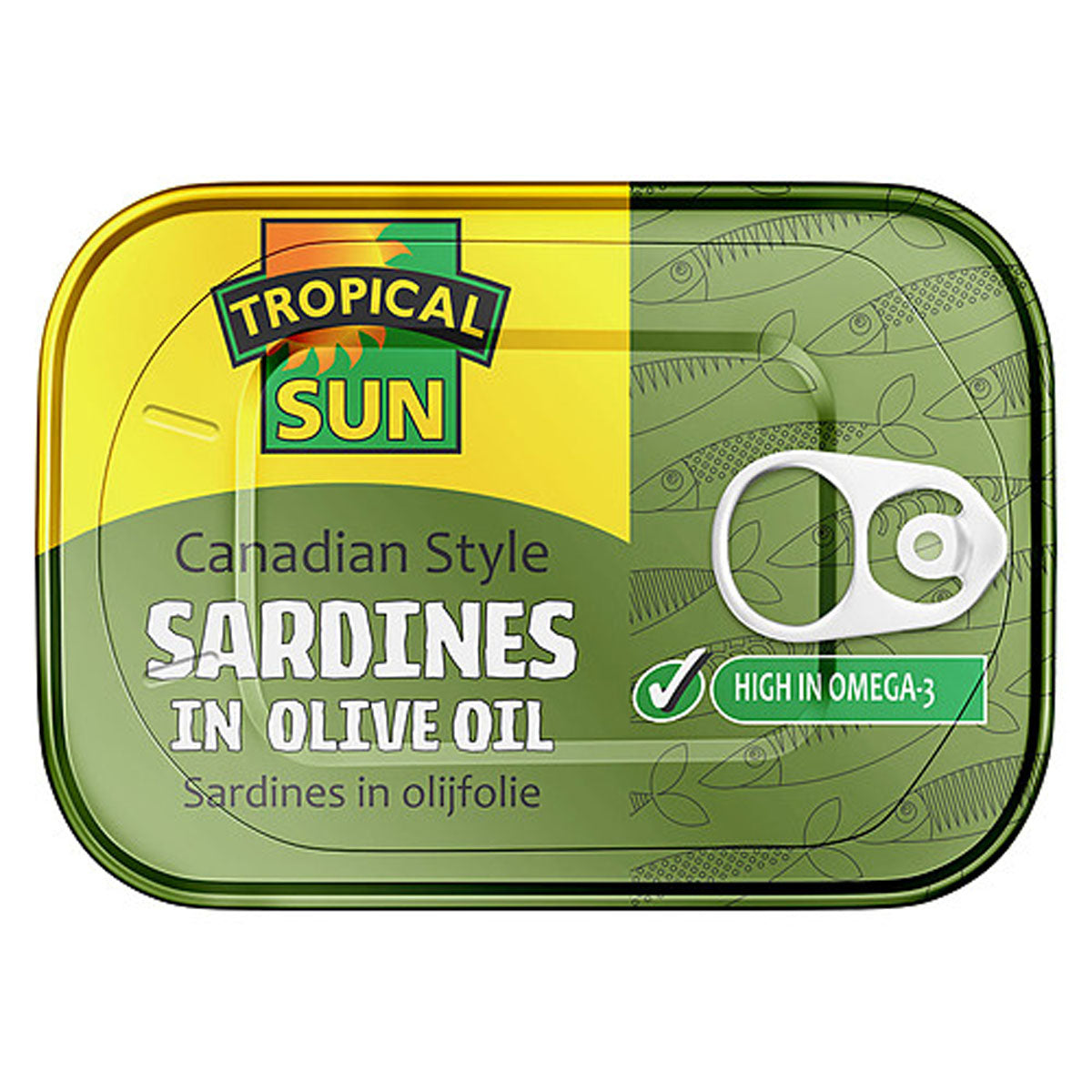 Tropical Sun - Canadian Sardines In Olive Oil - 106g in olive oil.