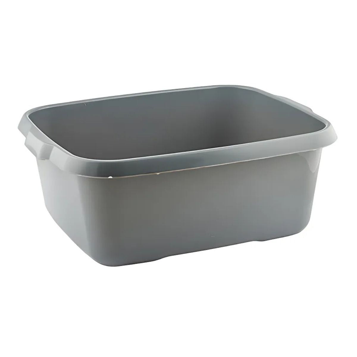 The Turkish Household - Washing Up Bowl Grey is a rectangular plastic basin with rounded corners and slightly flared sides, adding modern simplicity to your kitchen chores. The Turkish Household - Washing Up Bowl Grey is a rectangular plastic basin with rounded corners and slightly flared sides, adding modern simplicity to your kitchen chores.