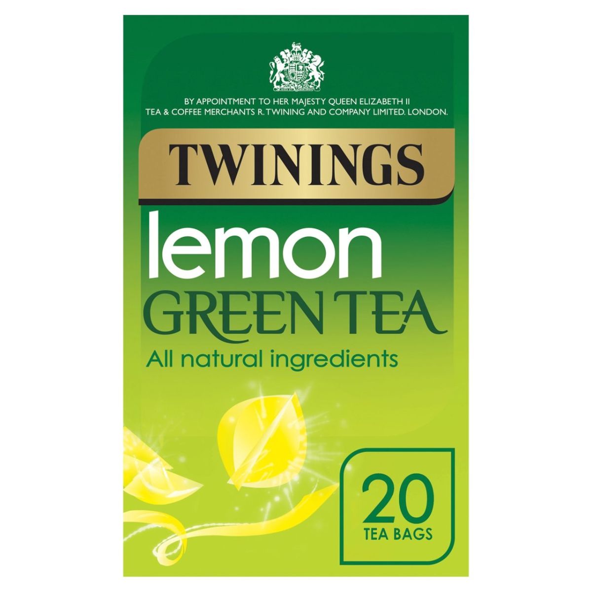 Twinings - Lemon Green Tea 20 Teabags - 40g.