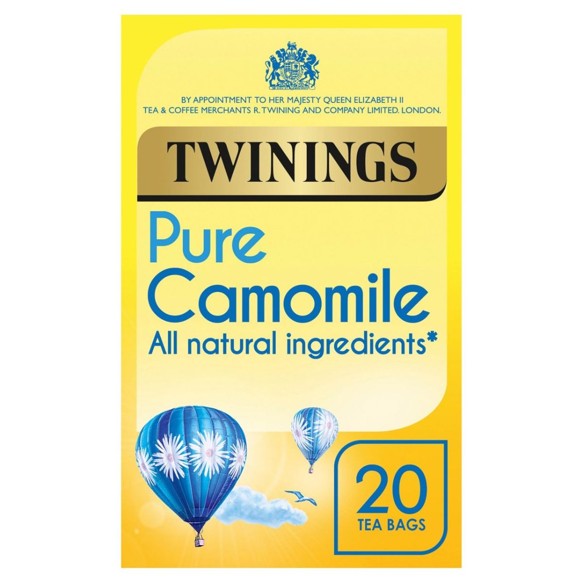 Twinings - Pure Camomile Herbal 20 Teabags - 30g. Twinings - Pure Camomile Herbal 20 Teabags - 30g.