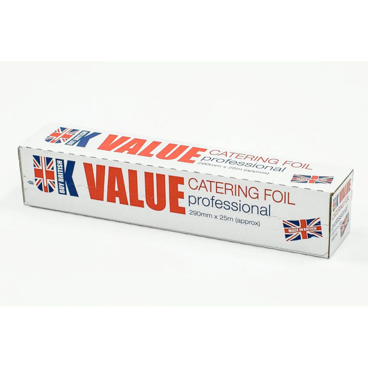 A box of UK Value brand professional catering foil.