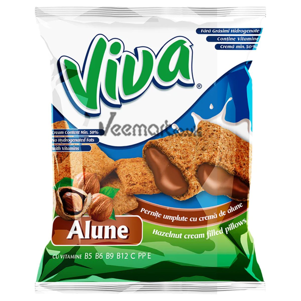 A bag of Viva - Chocolate Filled Crisps - 200g almonds.