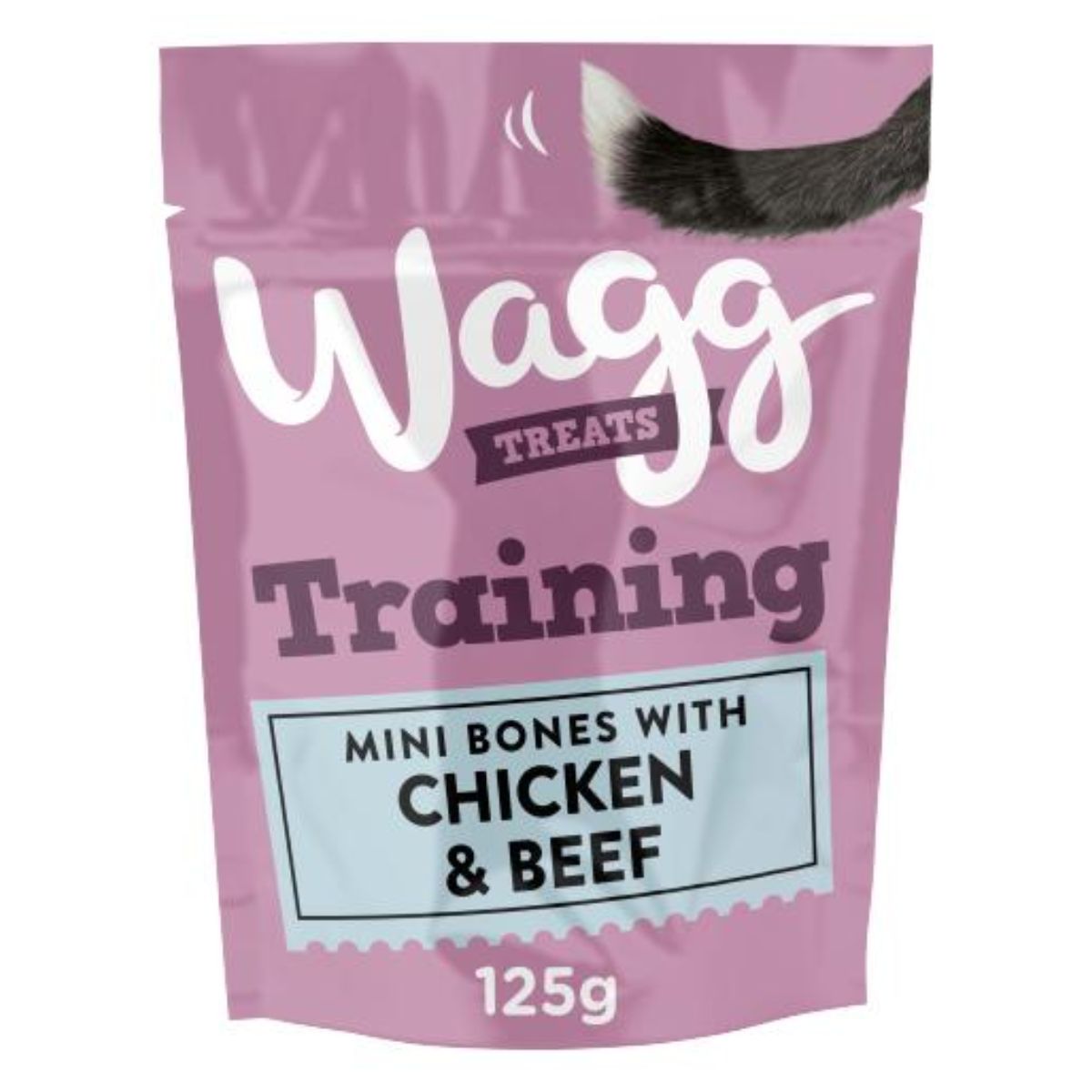 Wagg - Training Treats with Chicken & Lamb - 125g training mini bones with chicken and beef.