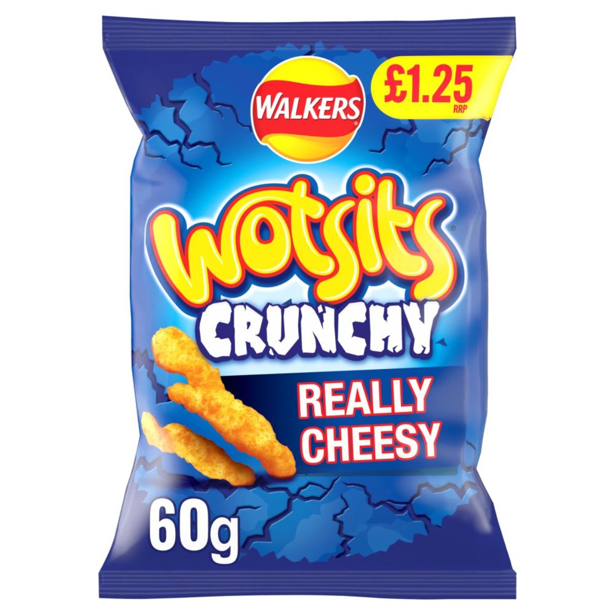 Walkers - Wotsits Crunchy Really Cheesy - 60g are really cheesy.