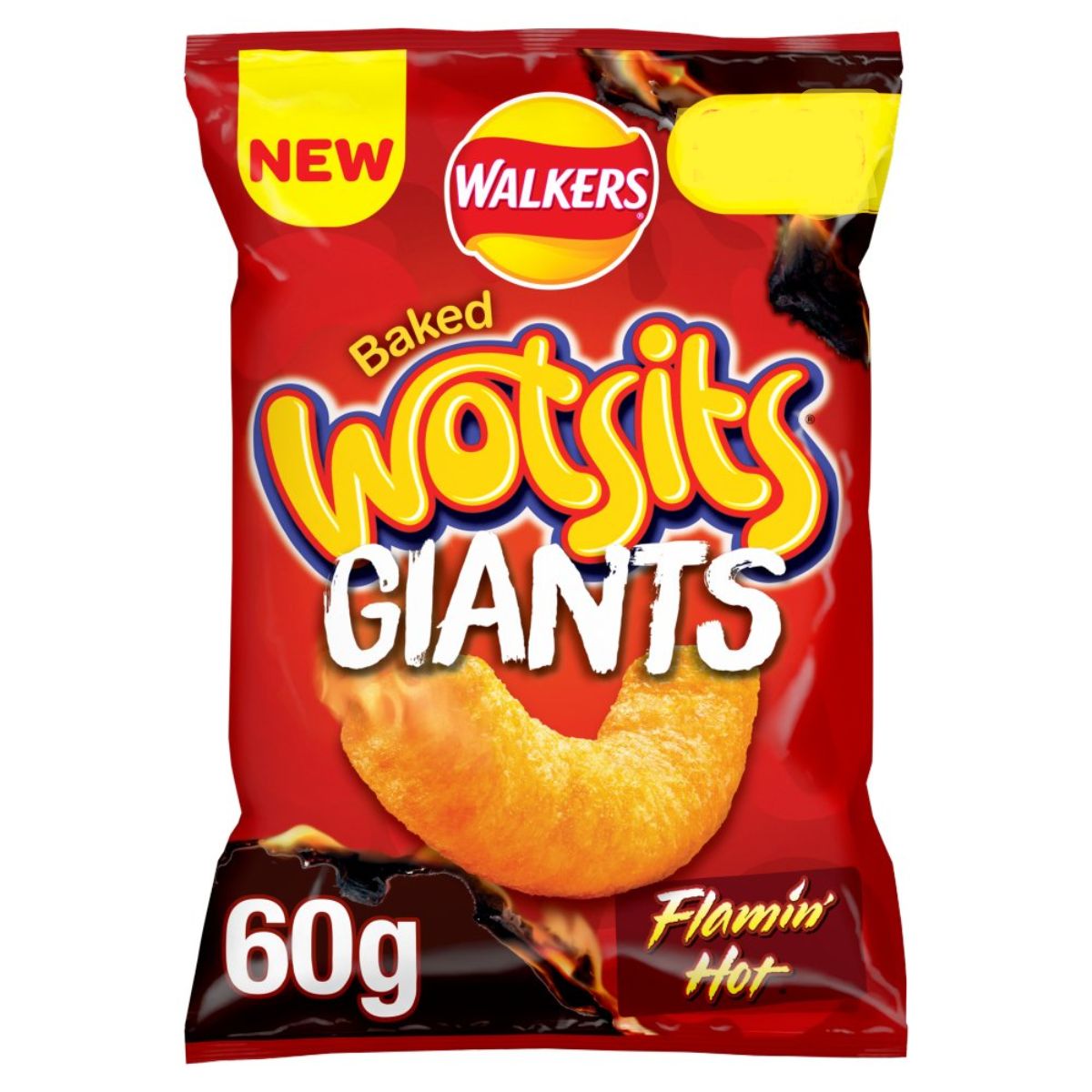 Walkers - Wotsits Giants Flaming Hot - 60g Walkers - Wotsits Giants Flaming Hot - 60g