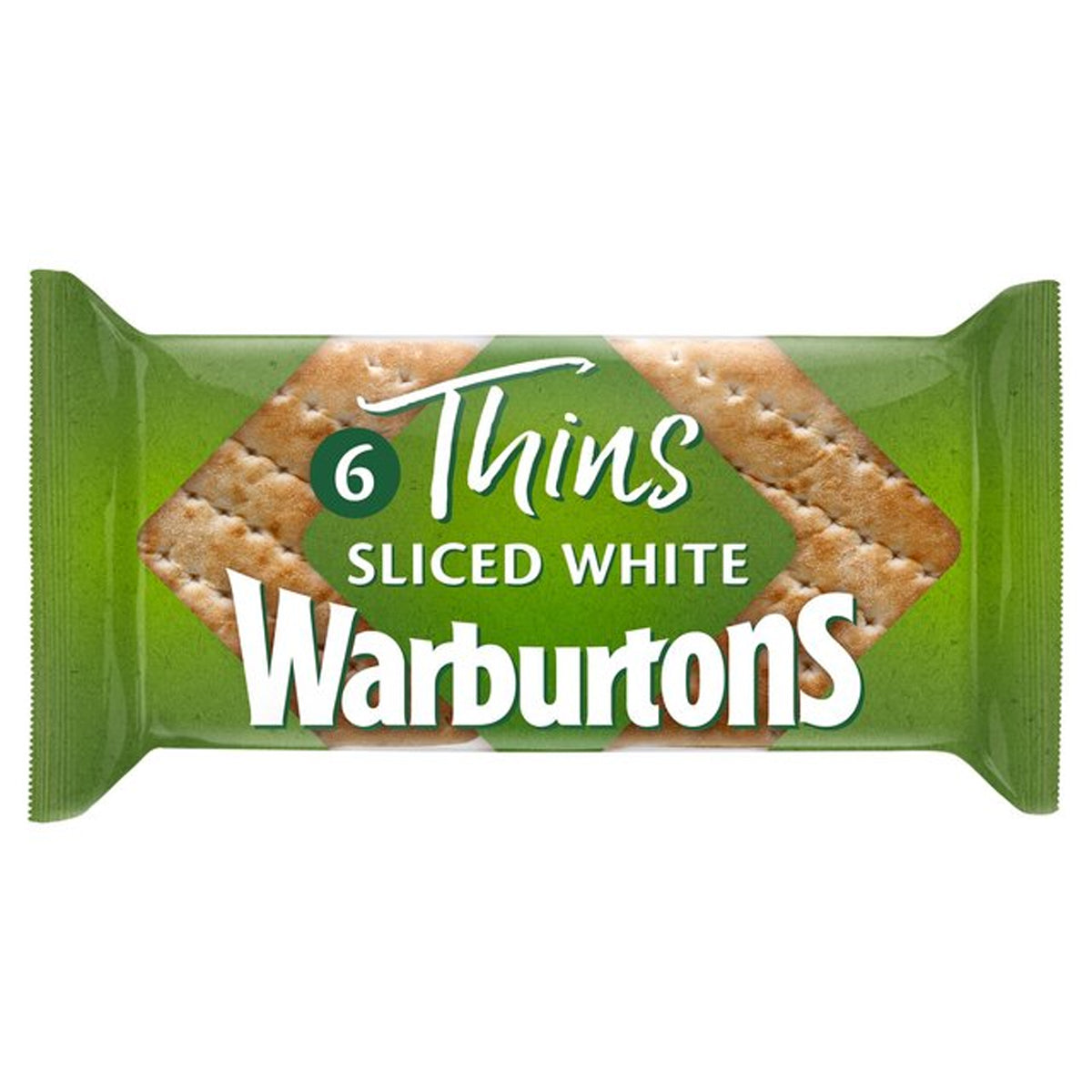 6 Warburtons - Thins White - 6s
