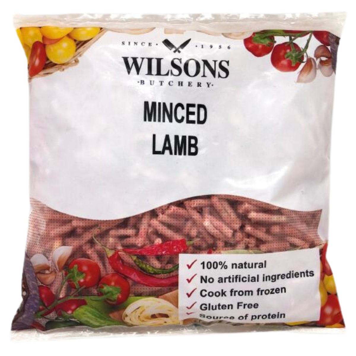 Wilsons Butchery - Lamb Mince - 400g in a bag.