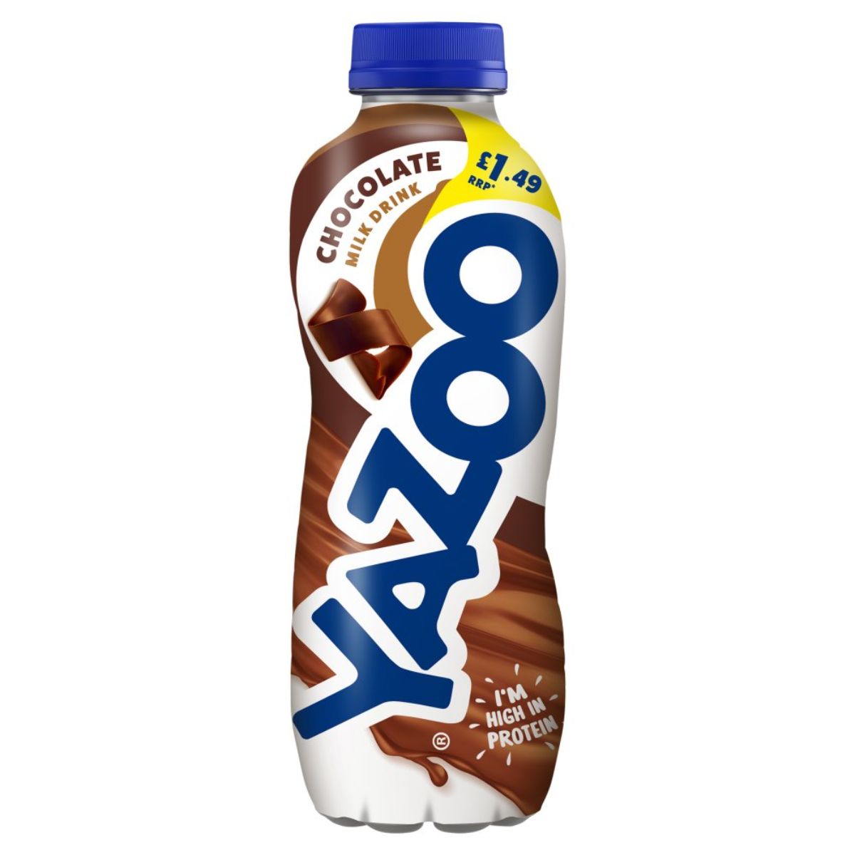 A bottle of Yahoo - Chocolate - 400ml on a white background.