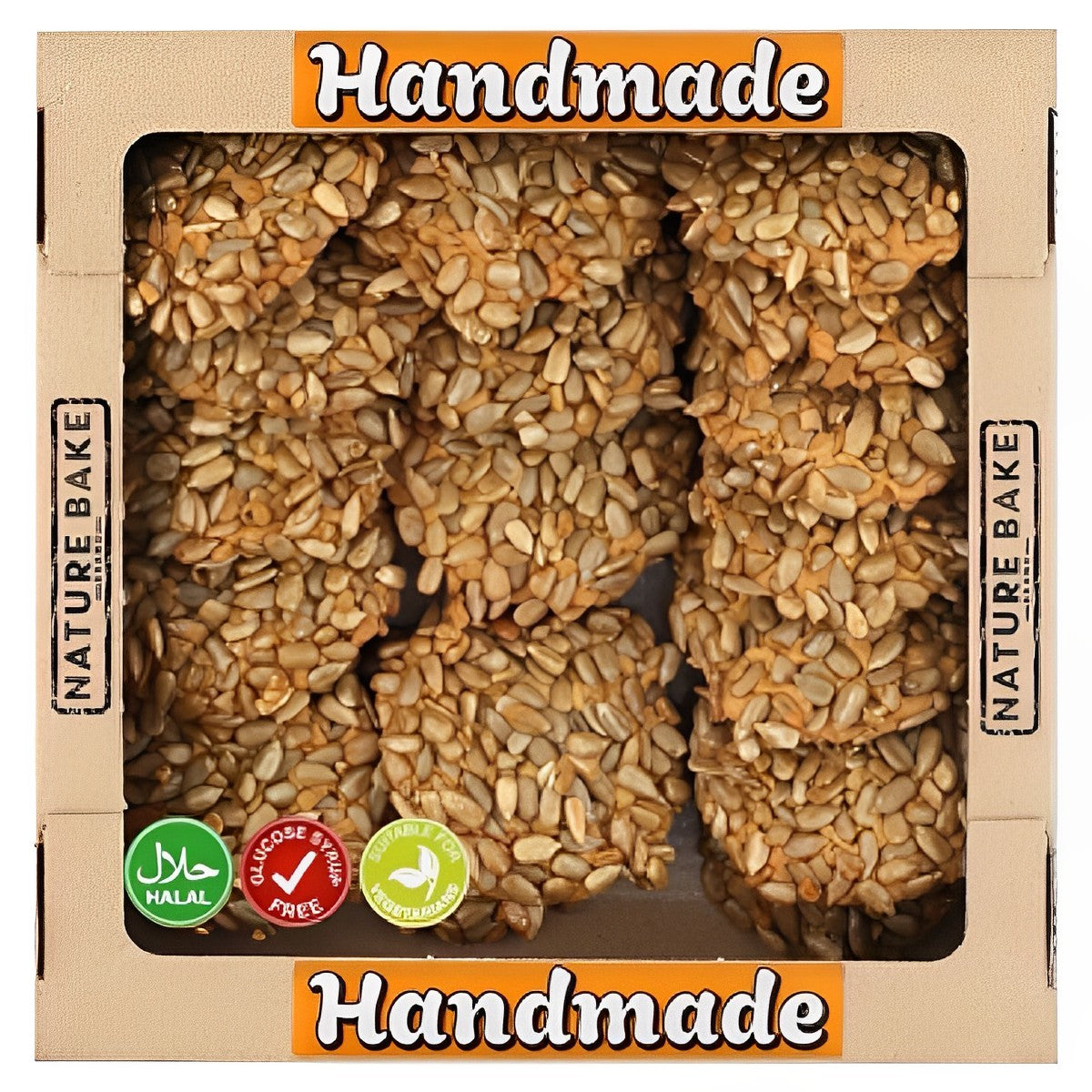 Nature Bake - Handmade Sunflower Seeds Cookies - 260g - Continental Food Store Nature Bake - Handmade Sunflower Seeds Cookies - 260g - Continental Food Store