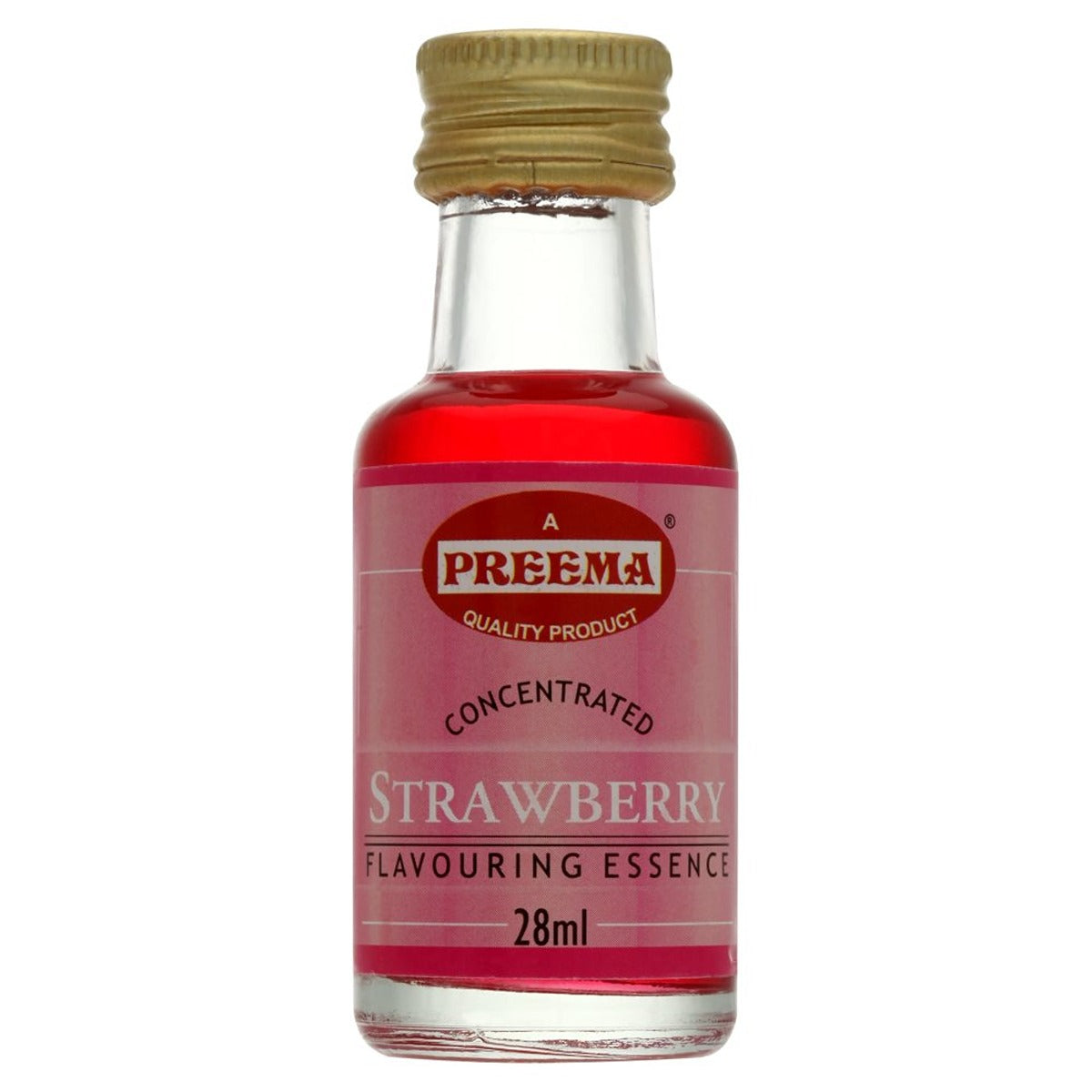 Preema - Concentrated Strawberry Flavouring Essence - 28ml strawberry flavouring essence.