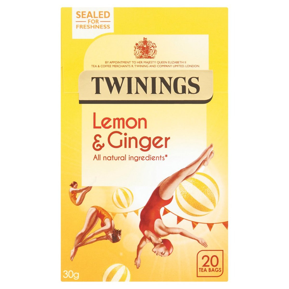 Twinings - Lemon & Ginger Tea - 20 Tea Bags.