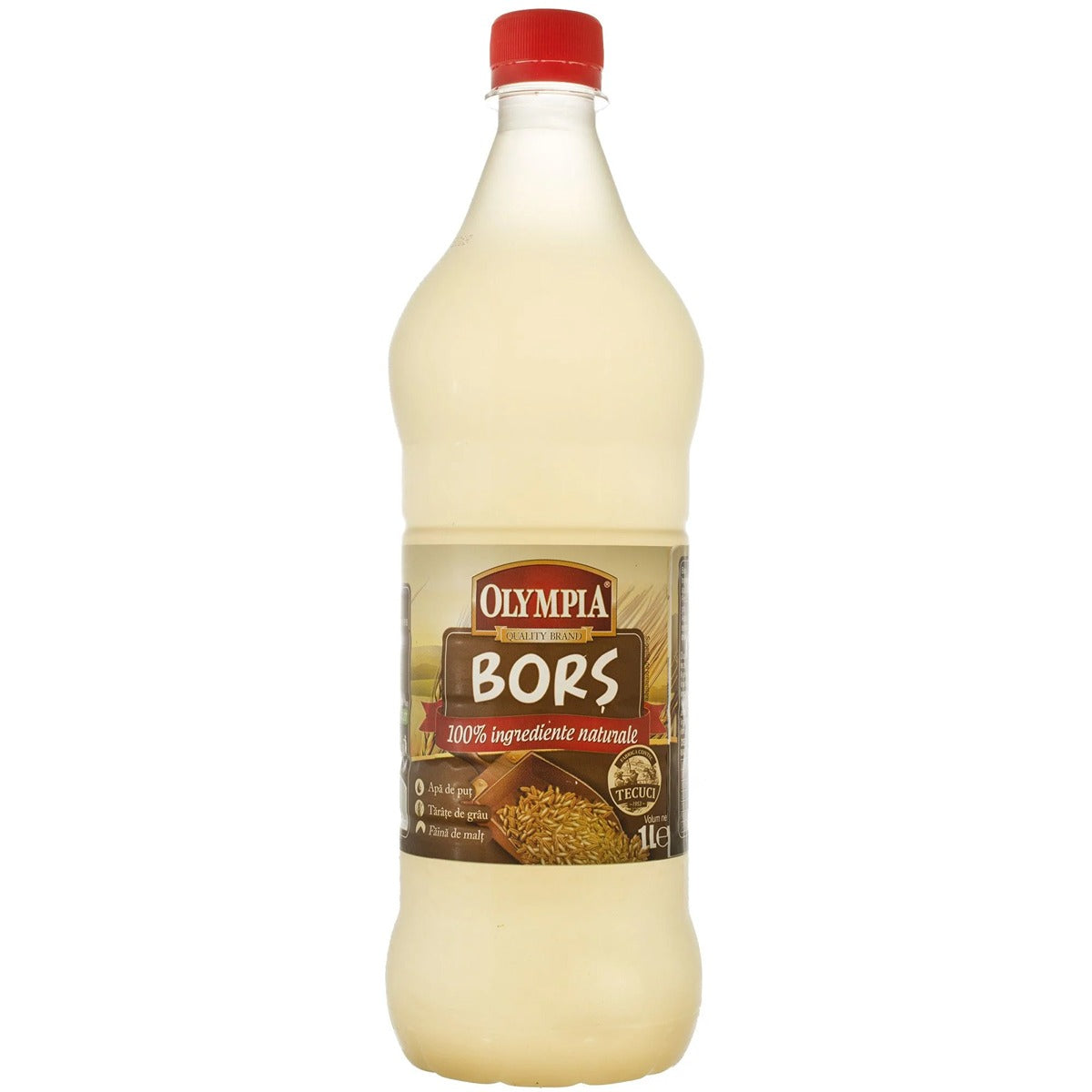 A bottle of Olympia - Sour Soup Seasoning - 750ml on a white background. A bottle of Olympia - Sour Soup Seasoning - 750ml on a white background.
