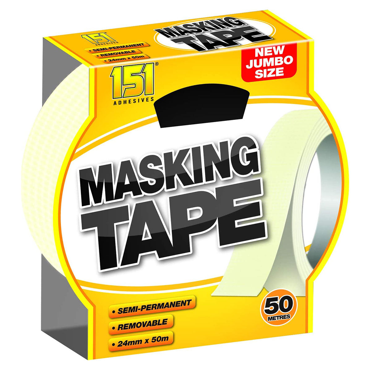 151 - Masking Tape - 24mm x 50m - Continental Food Store