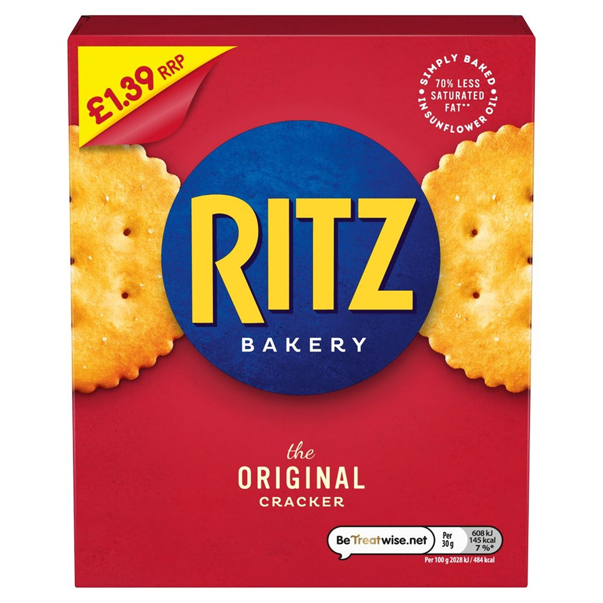 Ritz The Original Biscuit Crackers - 200g - Continental Food Store