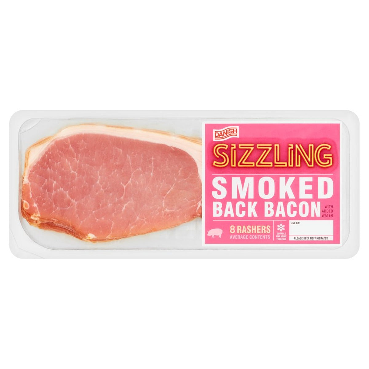 Danish Sizzling - Smoked Back Bacon - 250g - Continental Food Store